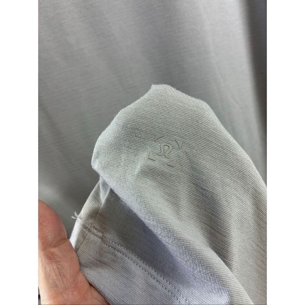 Lululemon Short Sleeve Polo Shirt in Gray Size XXL - Picture 7 of 8